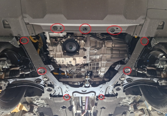 Unterfahrschutz für Motor der Marke Dacia Duster - 4x4