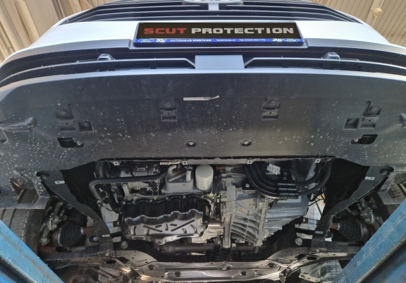 Aluminium Unterfahrschutz für Motor und Getriebe für den Ford Transit Custom