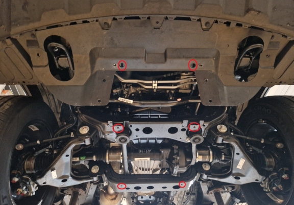 Unterfahrschutz für Motor der Marke Evo Cross 4