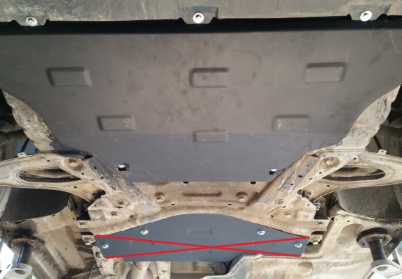 Unterfahrschutz für Motor der Marke Mercedes Viano W447, 4x2, 1.6 D