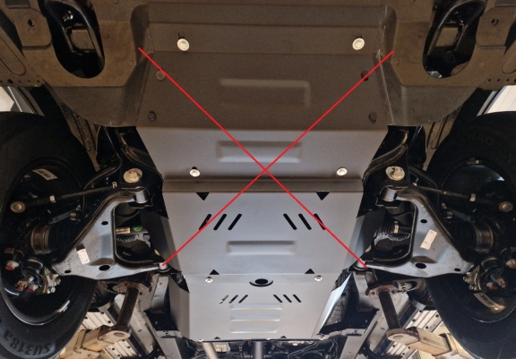 Stahl Getriebe Schutz für Jac T8