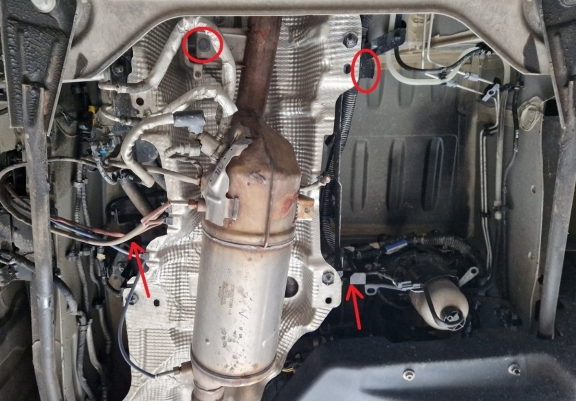 Unterfahrschutz für Katalysator/cat lock der Marke Renault Master 3