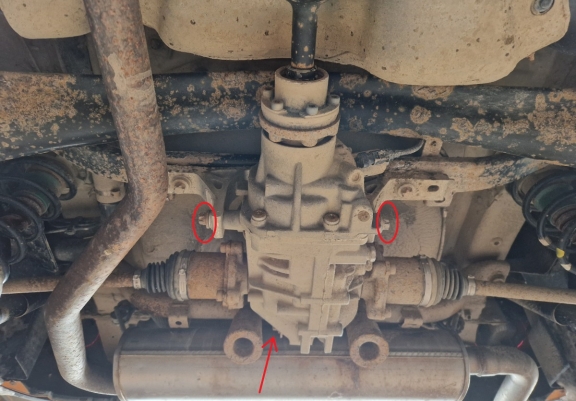 Stahl Differentialschutz für Fiat Panda 4x4