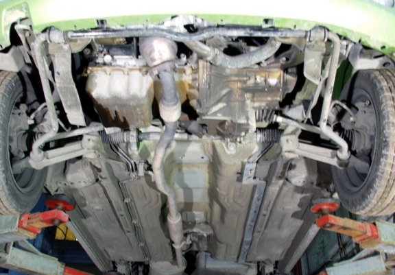 Unterfahrschutz für Motor und Getriebe aus Stahl für  Suzuki Wagon R+