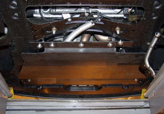 Unterfahrschutz für Motor der Marke Peugeot 607