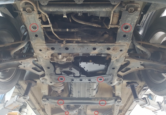 Unterfahrschutz für Motor der Marke Suzuki Grand Vitara 2