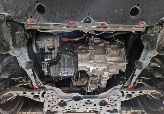 Unterfahrschutz für Motor der Marke Toyota Corolla Cross