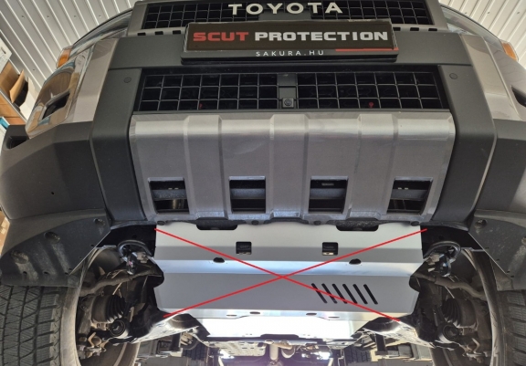 Aluminium Unterfahrschutz für Motor der Marke Toyota Land Cruiser 250