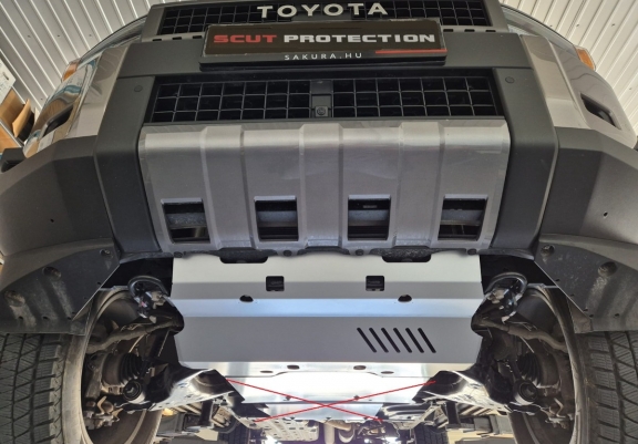 Kühlerschutz für unten aus Aluminium für Toyota Land Cruiser 250