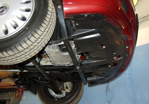 Unterfahrschutz für Motor der Marke Volvo S40