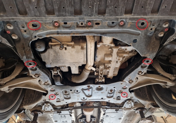 Unterfahrschutz für Motor der Marke Volvo XC60