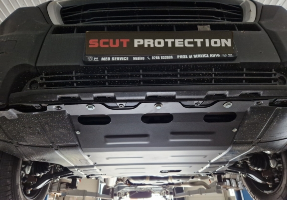 Aluminium Unterfahrschutz für Motor und Getriebe für den Peugeot Boxer