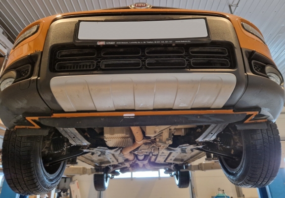 Unterfahrschutz für Motor der Marke Fiat Panda 4x2