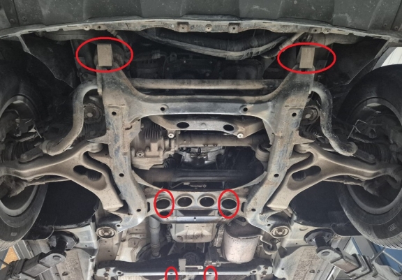 Unterfahrschutz für Motor der Marke VW Touareg 7P