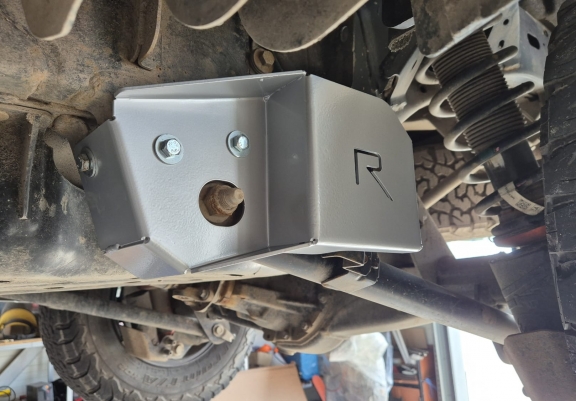Aluminium Schutzblech für Hinterachslenker-Sensor Ford Ranger Raptor
