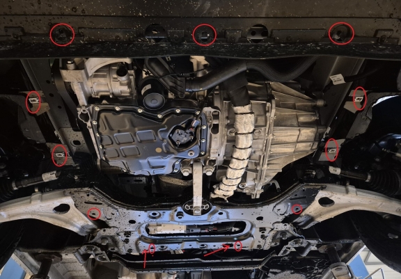 Aluminium  Unterfahrschutz Renault Master 