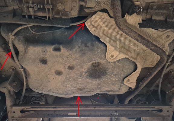 Stahschutz für Treibstofftank der Marke  Dacia Lodgy Stepway