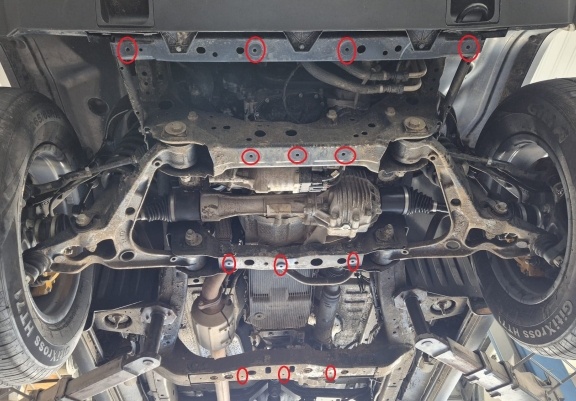 Stahl Getriebe Schutz für Baic Beijing BJ40
