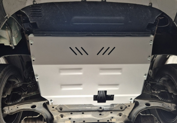 Aluminium Unterfahrschutz für Motor und Getriebe für den Ford Transit Custom - FWD
