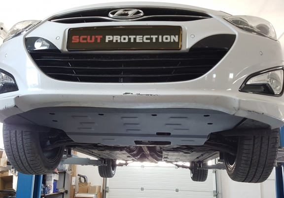 Unterfahrschutz für Motor und Getriebe aus Stahl für  Hyundai i40