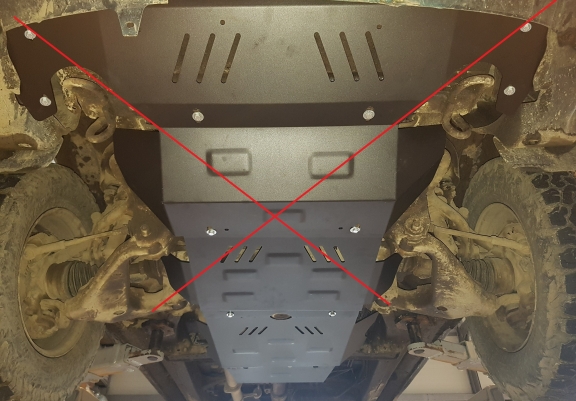 Stahl Differentialschutz für  Toyota Hilux