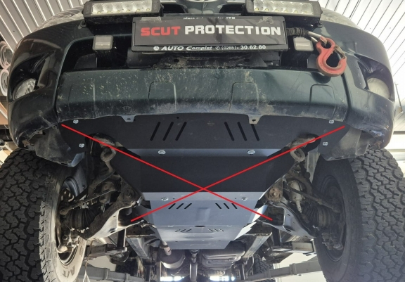 Stahl Differentialschutz für  Toyota Hilux
