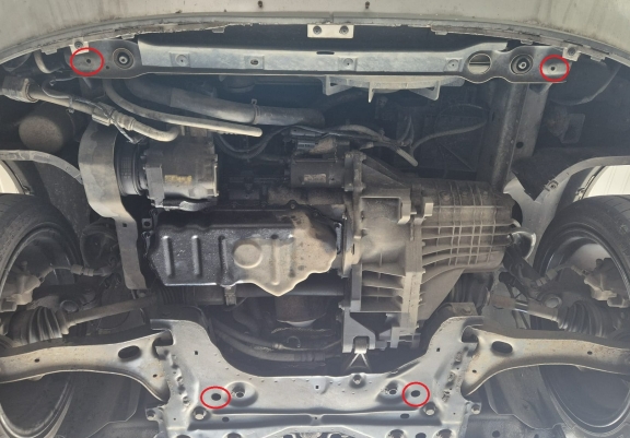 Unterfahrschutz für Motor der Marke Ford Transit Connect