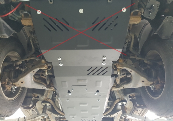 Stahl Getriebe Schutz für  Toyota Land Cruiser J120