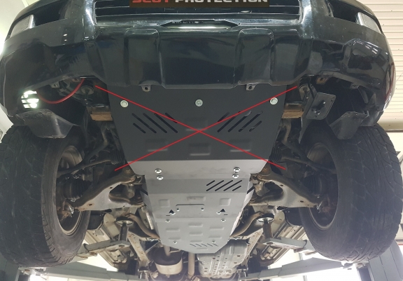 Stahl Getriebe Schutz für  Toyota Land Cruiser J120
