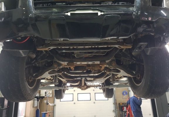 Stahl Getriebe Schutz für  Toyota Land Cruiser J120