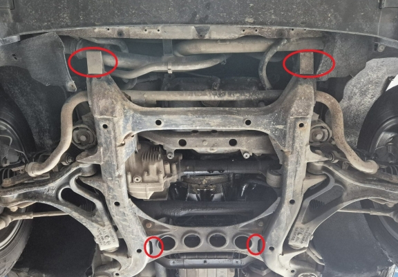 Unterfahrschutz für Motor der Marke Volkswagen Touareg 7L