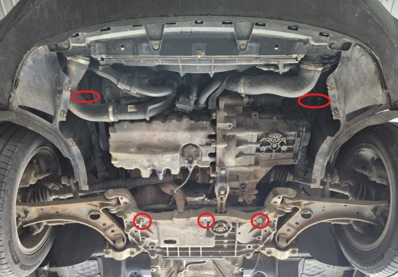 Unterfahrschutz für Motor der Marke Vw golf mk5