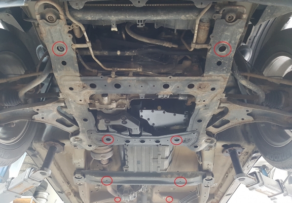 Unterfahrschutz für Motor der Marke Suzuki Grand Vitara - Aktionspaket Aluminium