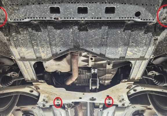 Unterfahrschutz für Motor der Marke Suzuki S-Cross - Aktionspaket Aluminium