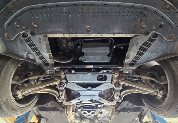 Unterfahrschutz für Motor der Marke Audi A6