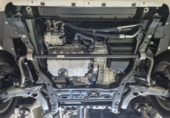 Aluminium Unterfahrschutz für Motor und Getriebe für den MAN Tge