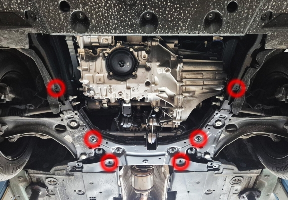 Unterfahrschutz für Motor der Marke Renault Clio 6