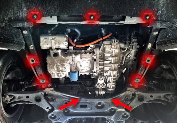 Unterfahrschutz für Motor der Chery Tiggo 7