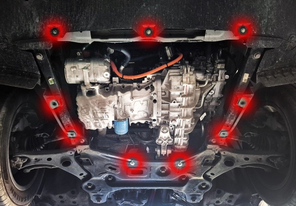 Unterfahrschutz für Motor der Chery Tiggo 7