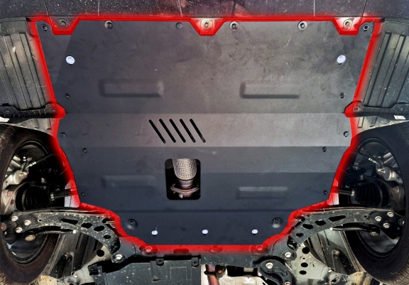 Unterfahrschutz für Motor der Forthing U Tour V9