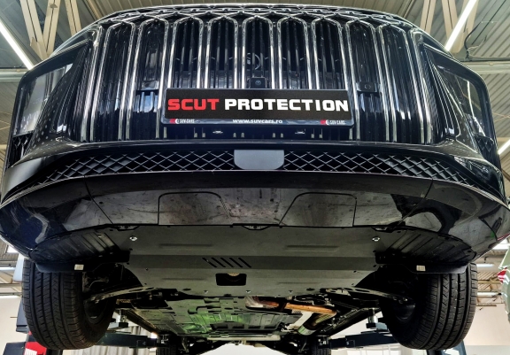 Unterfahrschutz für Motor der Forthing U Tour V9