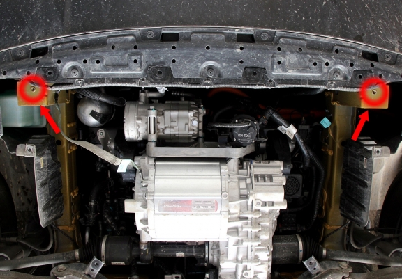 Unterfahrschutz für Motor der KGM Musso EV 