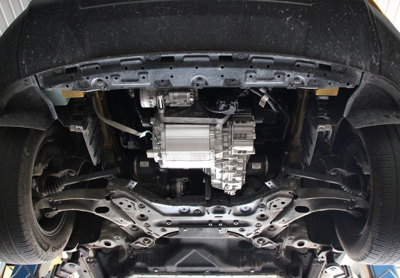 Unterfahrschutz für Motor der KGM Musso EV 