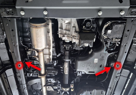 Aluminium Differentialschutz für Toyota Hilux