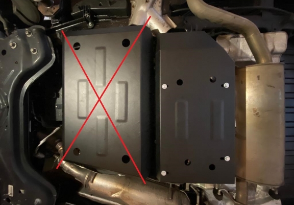 Stahlschutz für AdBluetank der Marke Peugeot Boxer