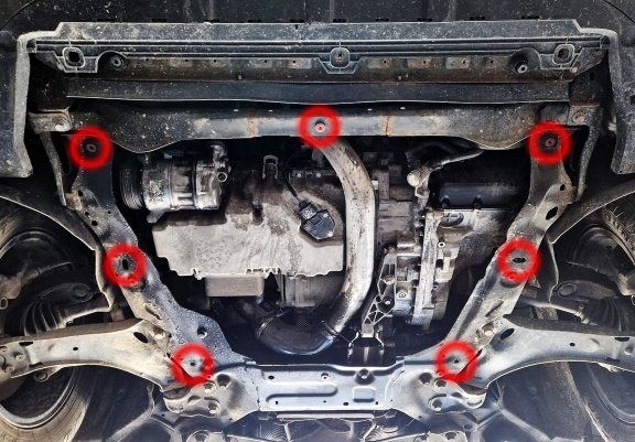 Aluminium Unterfahrschutz für Motor und Getriebe für den Ford Mondeo 4
