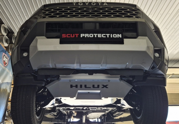 Aluminium Unterfahrschutz für Motor der Marke Toyota Hilux