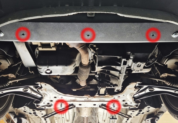 Unterfahrschutz für Motor der Marke Ford KA+