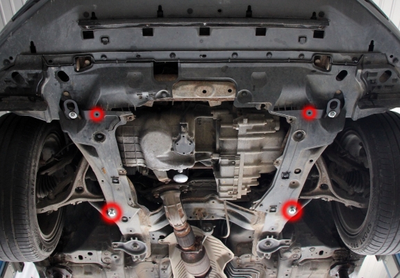 Unterfahrschutz für Motor und Getriebe aus Stahl für  Honda Accord